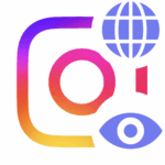 Instagram views targeted icon