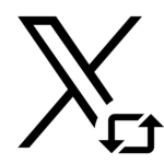 X/Twitter retweet icon